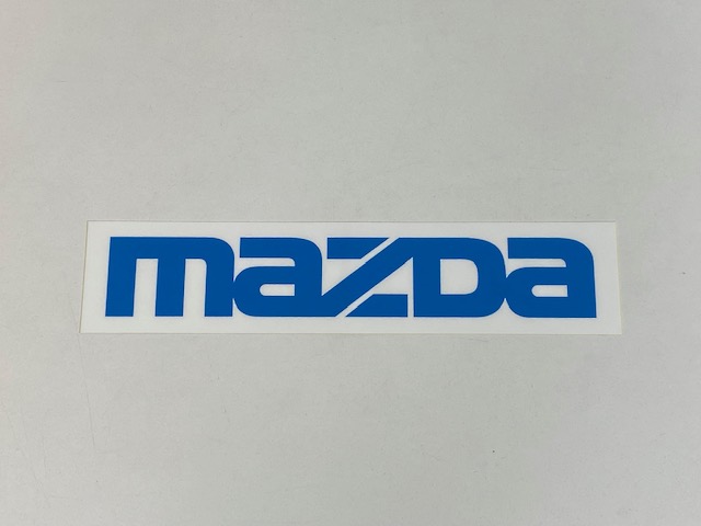純正MAZDAステッカー（ブルー