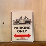 パーキングサイン（NA銀） | CAR MAKE CORN'S