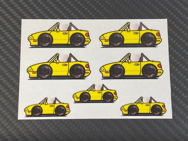 ＣＯＲＮ’Ｓステッカー（ＮＡ黄色